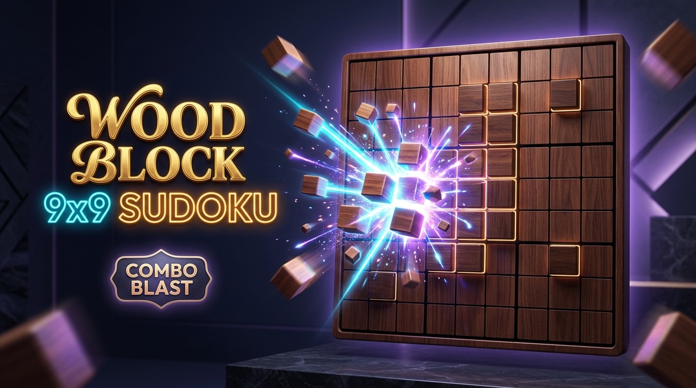 Wood Block Puzzle: 9x9 Sudoku Banner